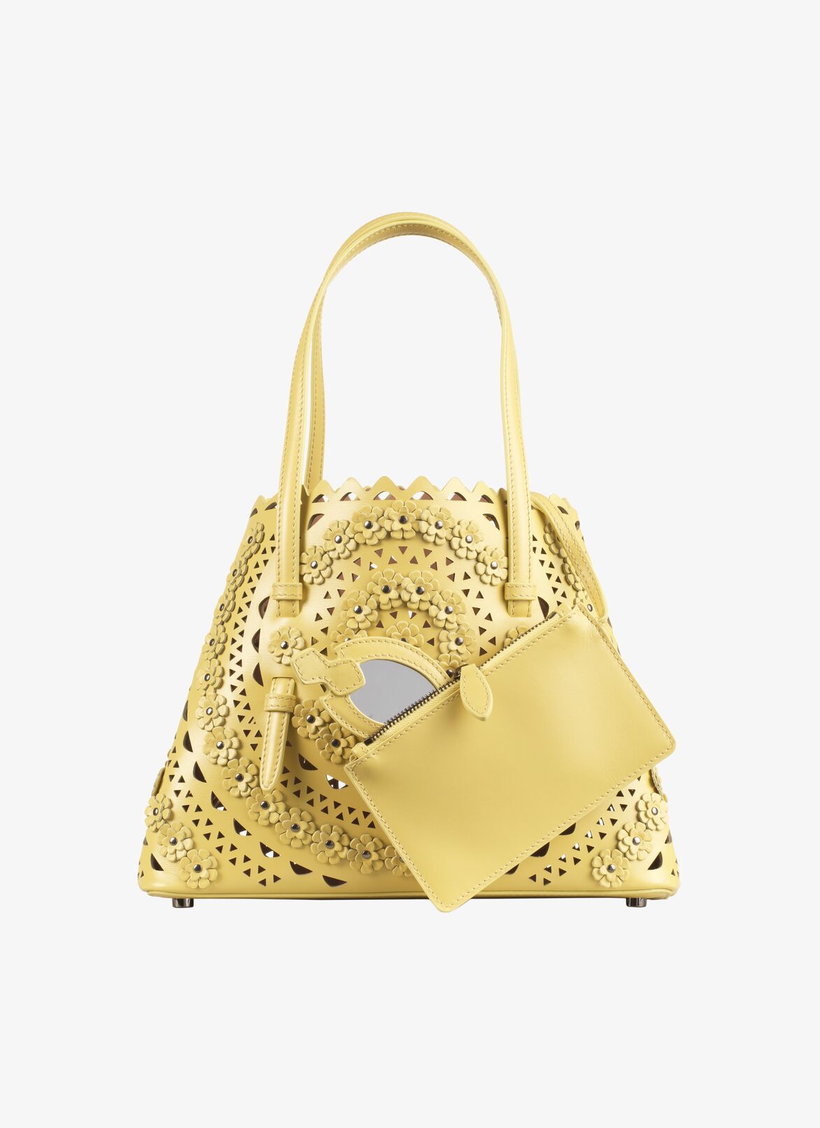 Handbags ALAÏA TOPAZ YELLOW HANDBAGS
